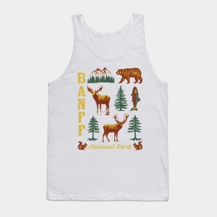 Banff National Park Canada Canadian Rocky Mountains Souvenir Tank Top